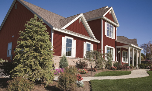 Gentek Signature Supreme vinyl siding in Majestic Brick
