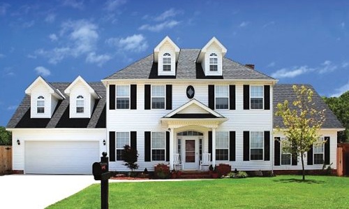 Gentek Aurora II vinyl siding in Snow White