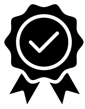 Rosette Stamp Icon Vector Design Template. Editable Stroke. vector illustration on white background